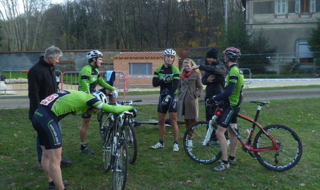 Cyclocross d\'Oullins le 1er décembre 2012