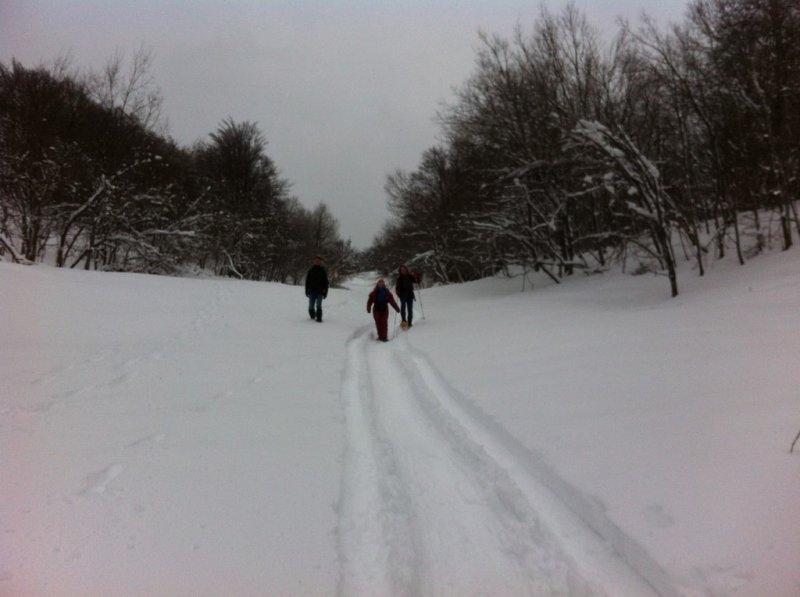 sortie neige à Cuvery le 26 janvier 2014
